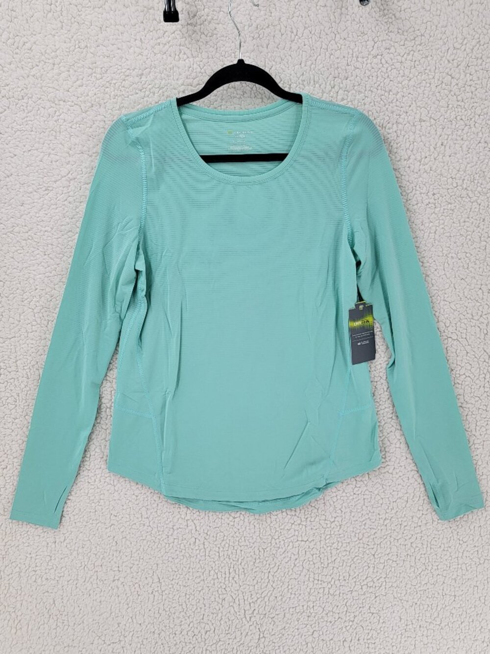 Tek Gear Women's DryTek Long Sleeve Tee with Thumbholes NWT Size S NWT
